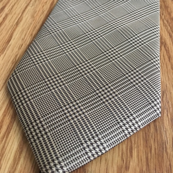 Romario Manzini Other - Romario Manzini Glen Plaid Tie Italian Silk